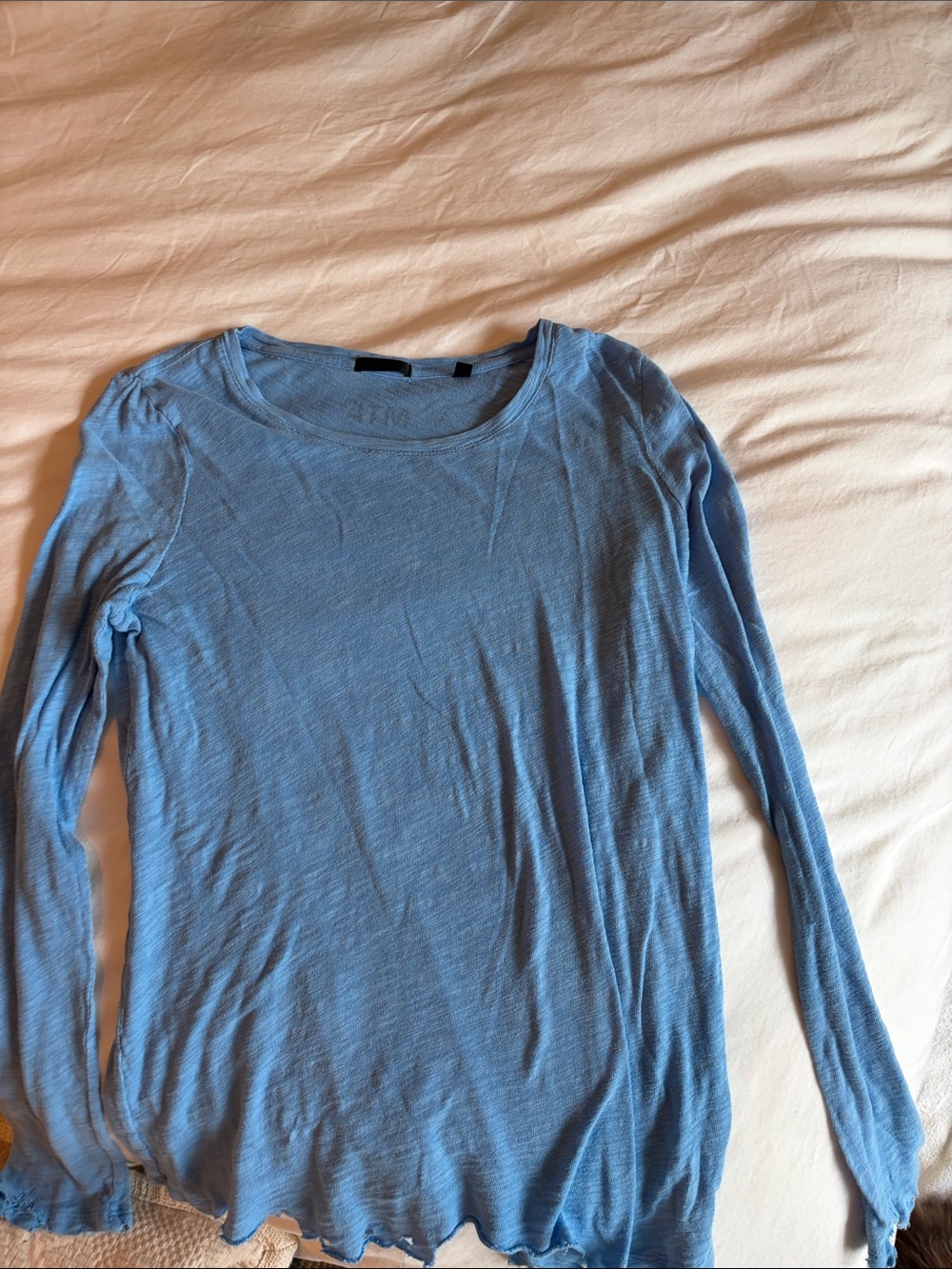ATM Anthony Thomas Melillo Light Blue Long Sleeve Tee